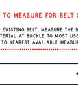 X&O English bridle leather belt