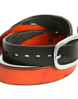 CHICANE English bridle leather belt, back