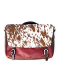 BROOKS Messenger Vintage Red & Brown Hairy LTD