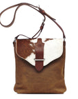 KUURU BAG Brown Cow Hair Flap