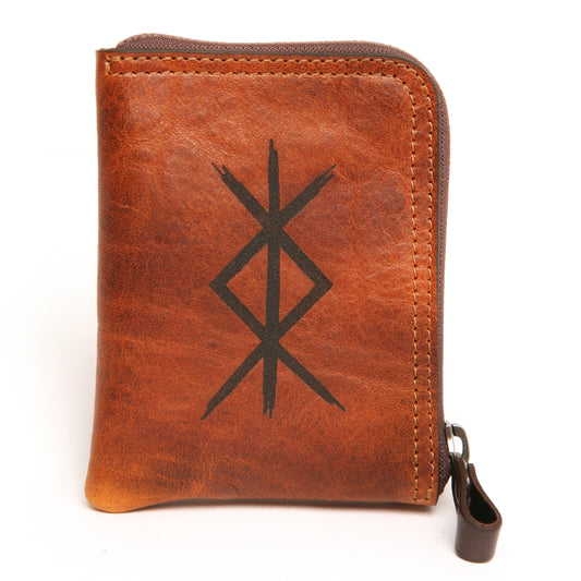 Zip wallet etched
