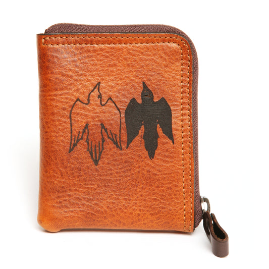 Zip wallet etched