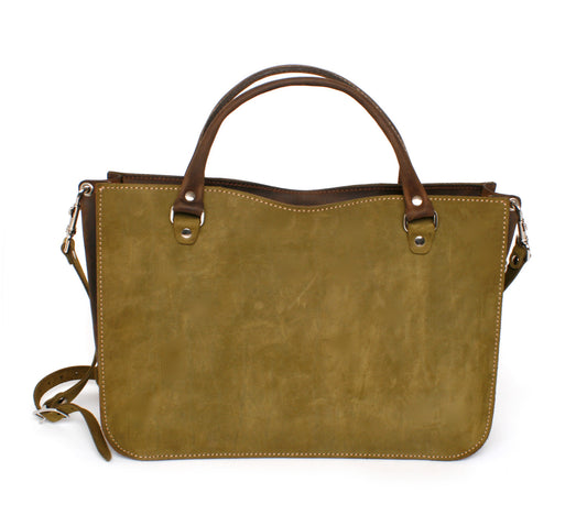 CHAGA tote moss green