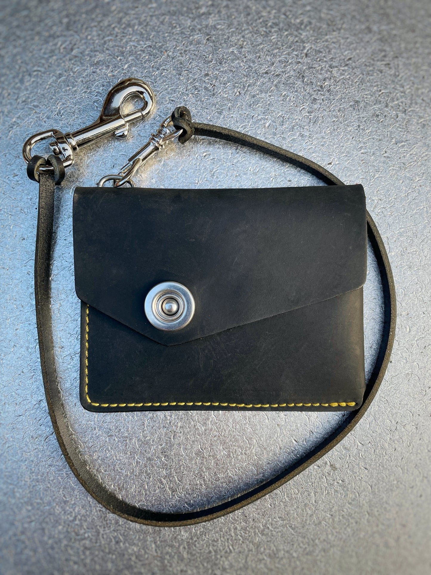 CODA wallet black crazy horse