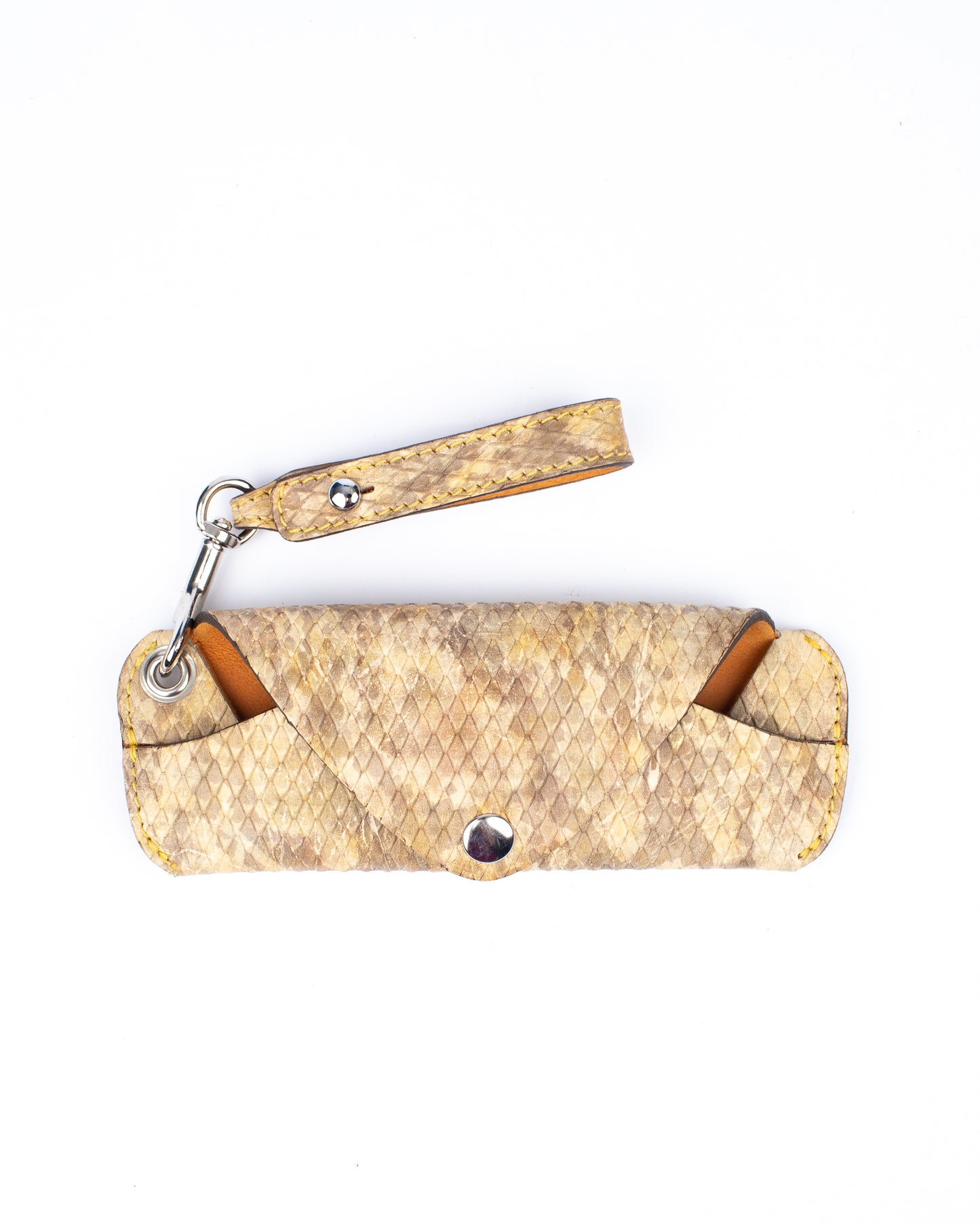 Eyeglass slim case wild reptile