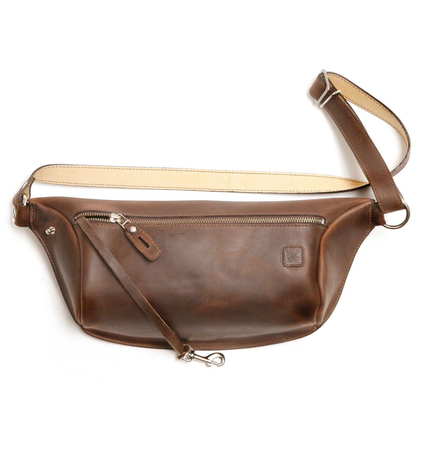 Fournier large sling crazy horse dark brown