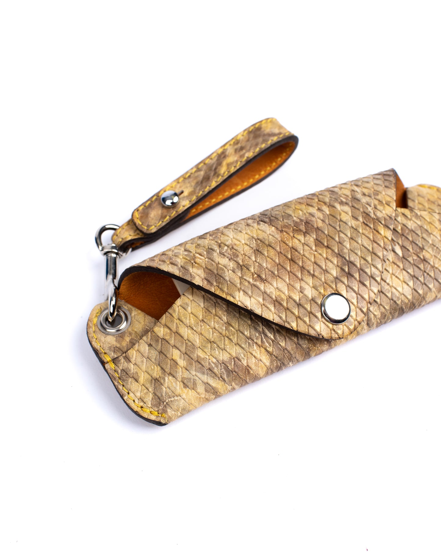 Eyeglass slim case wild reptile