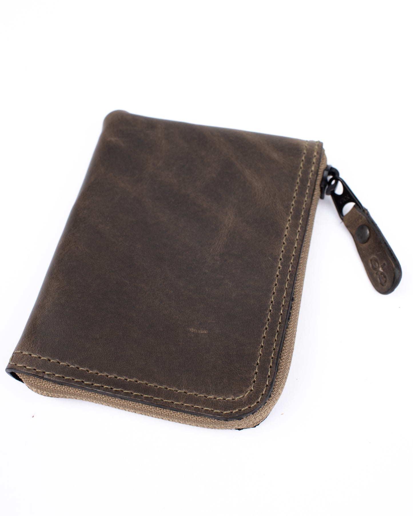 Zip wallet steel