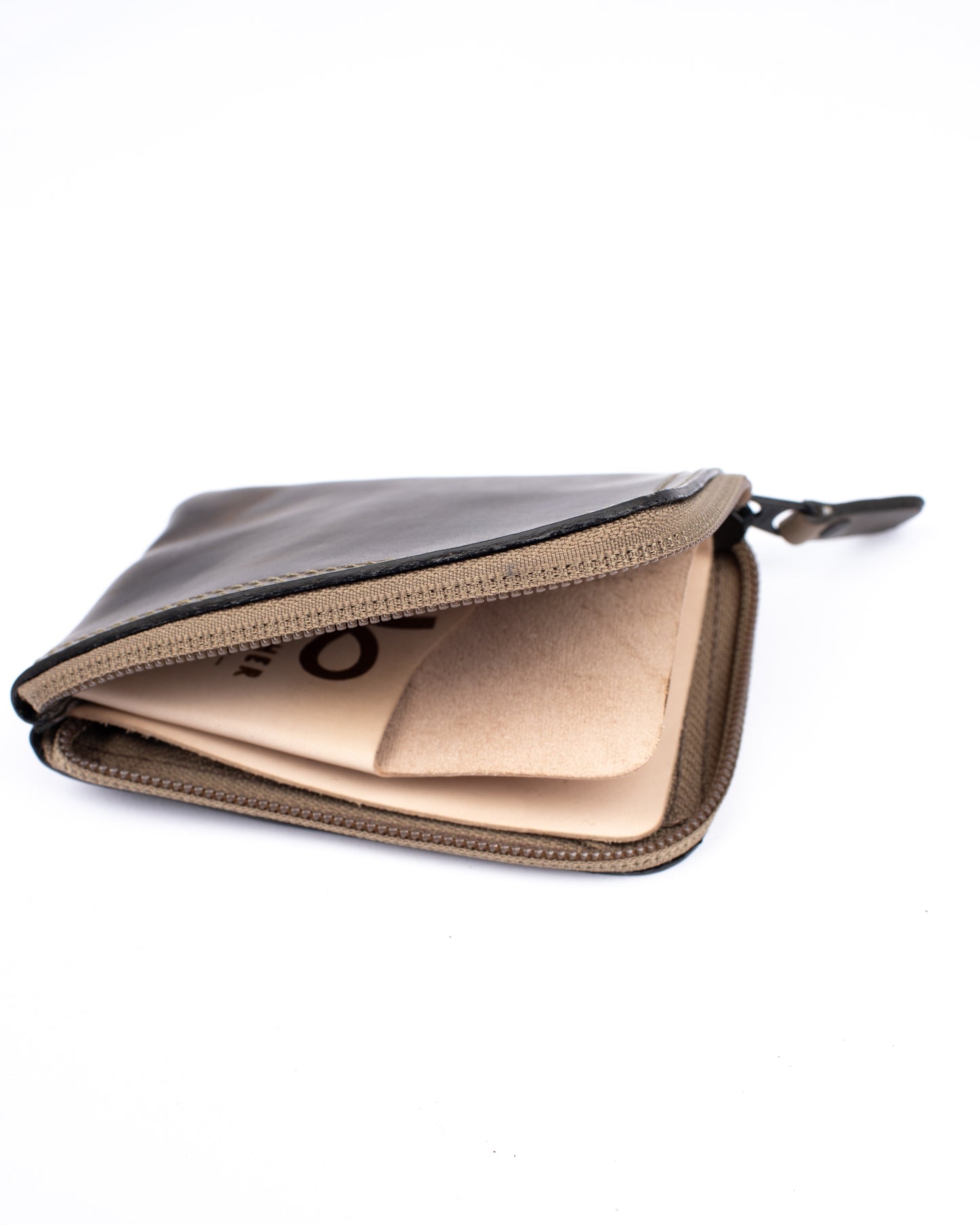 Zip wallet steel