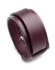 GEMINI leather cuff bracelet, alternate view
