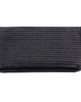 JUNO card case lined wallet in mat-finished pig skin, hot-rolled to a corduroy finish leather, alternate angle