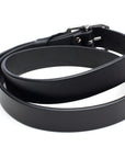 PEREGRINE English bridle leather belt, buckle detail
