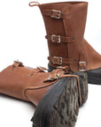 ENGINEER BOOT SPATS in leather, additional view