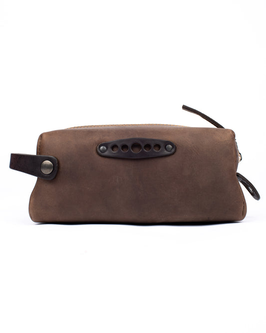 Scout dopp kit brown crazy horse & dark brown