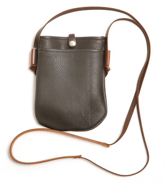 ZOOP mini satchel dark brown
