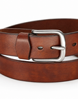 PJ English bridle leather belt in brown