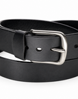 PJ English bridle leather belt in black