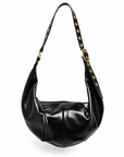 BEAUPET leather hobo bag in black