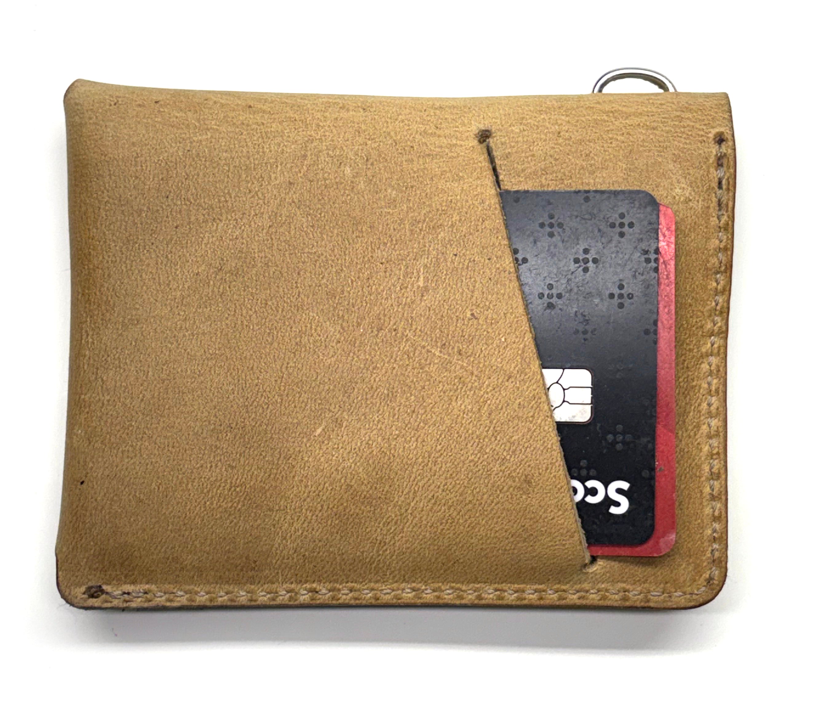 CODA Asymmetric Wallet, Black Crazy Horse | JMB Leather – JMB
