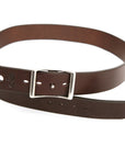 CONWAY English bridle leather belt, back