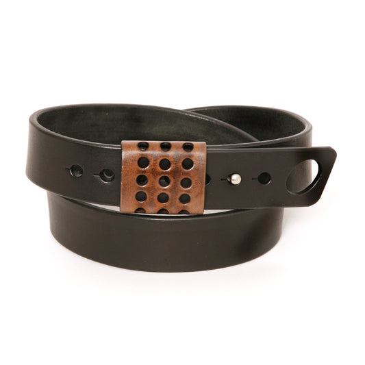 JCB Leather Lined Adjustable Belt
