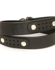 DAKAR English bridle leather belt, back