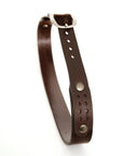 DAKAR English bridle leather belt, detail