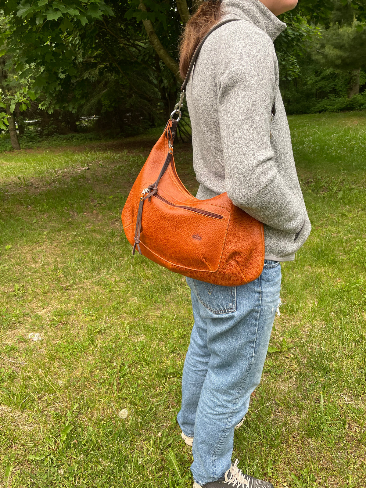 TODD leather hobo bag