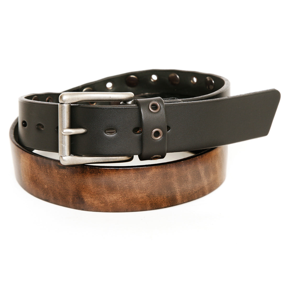 BONDI roller buckle leather belt