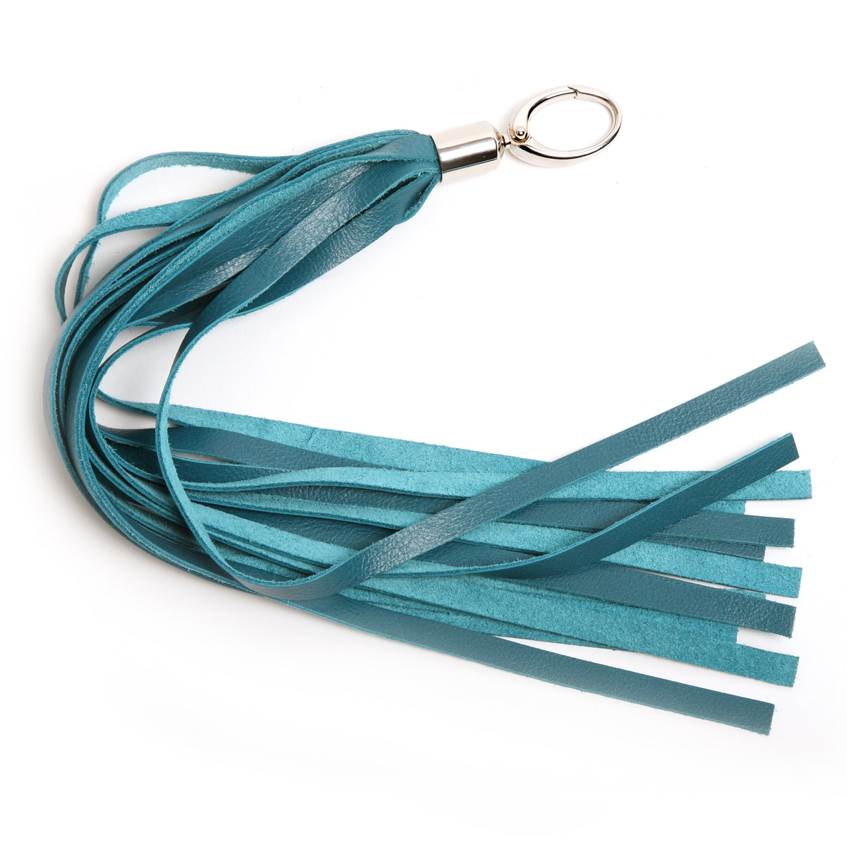 Long Tassel in premium leather construction, front view