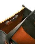 OTSU leather tool tote, hardware detail