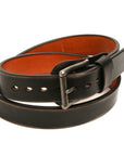 WORKER MAGNUM English bridle leather belt, detail