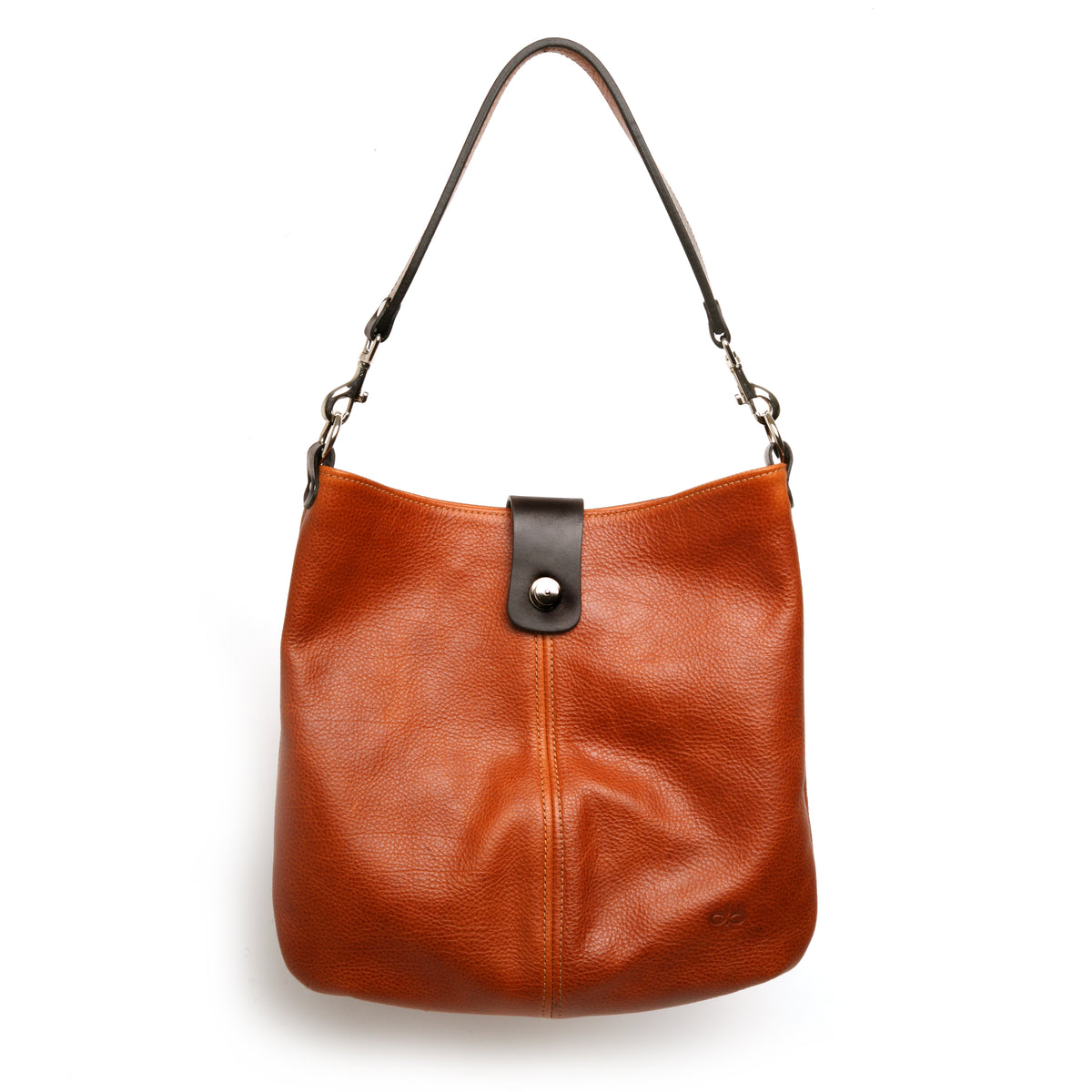 Jonni bag in Italian full-grain leather, front view