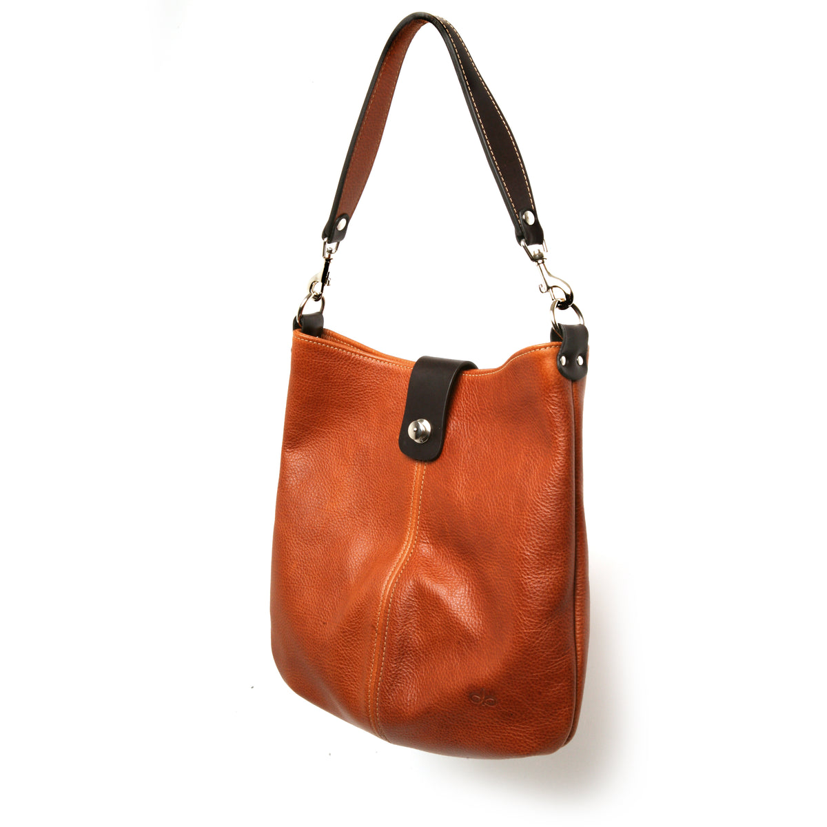 Jonni bag in Italian full-grain leather, back view