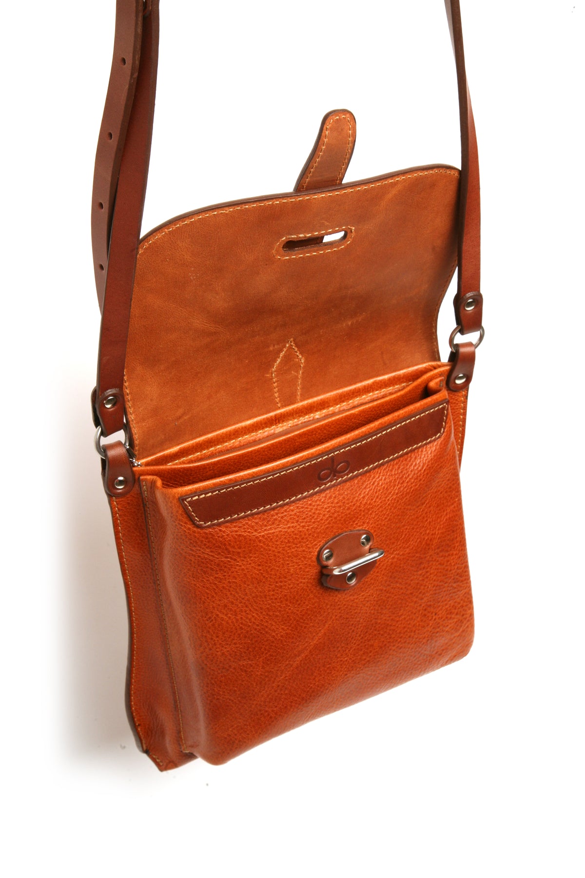 ROTU bag in supple Italian leather, alternate angle