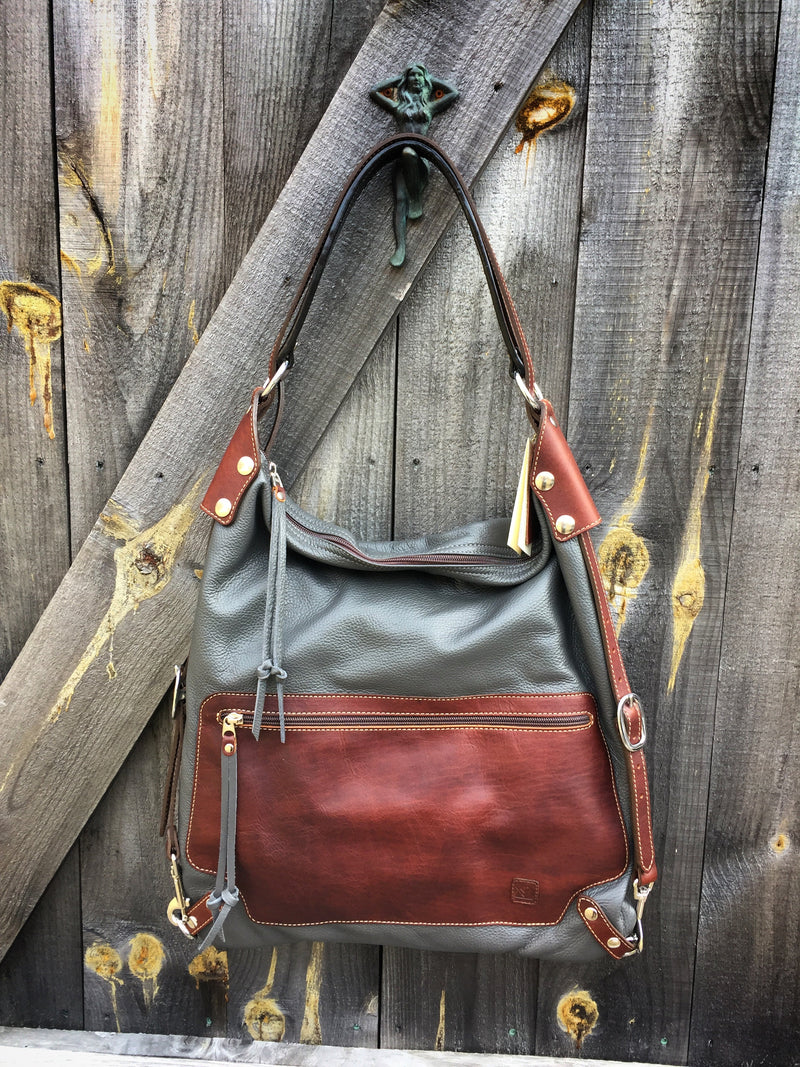 Gris et marron