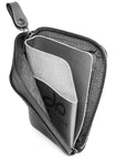 ZIP wallet LTD. Edition with 6 card RFID case in full-grain leather, back view