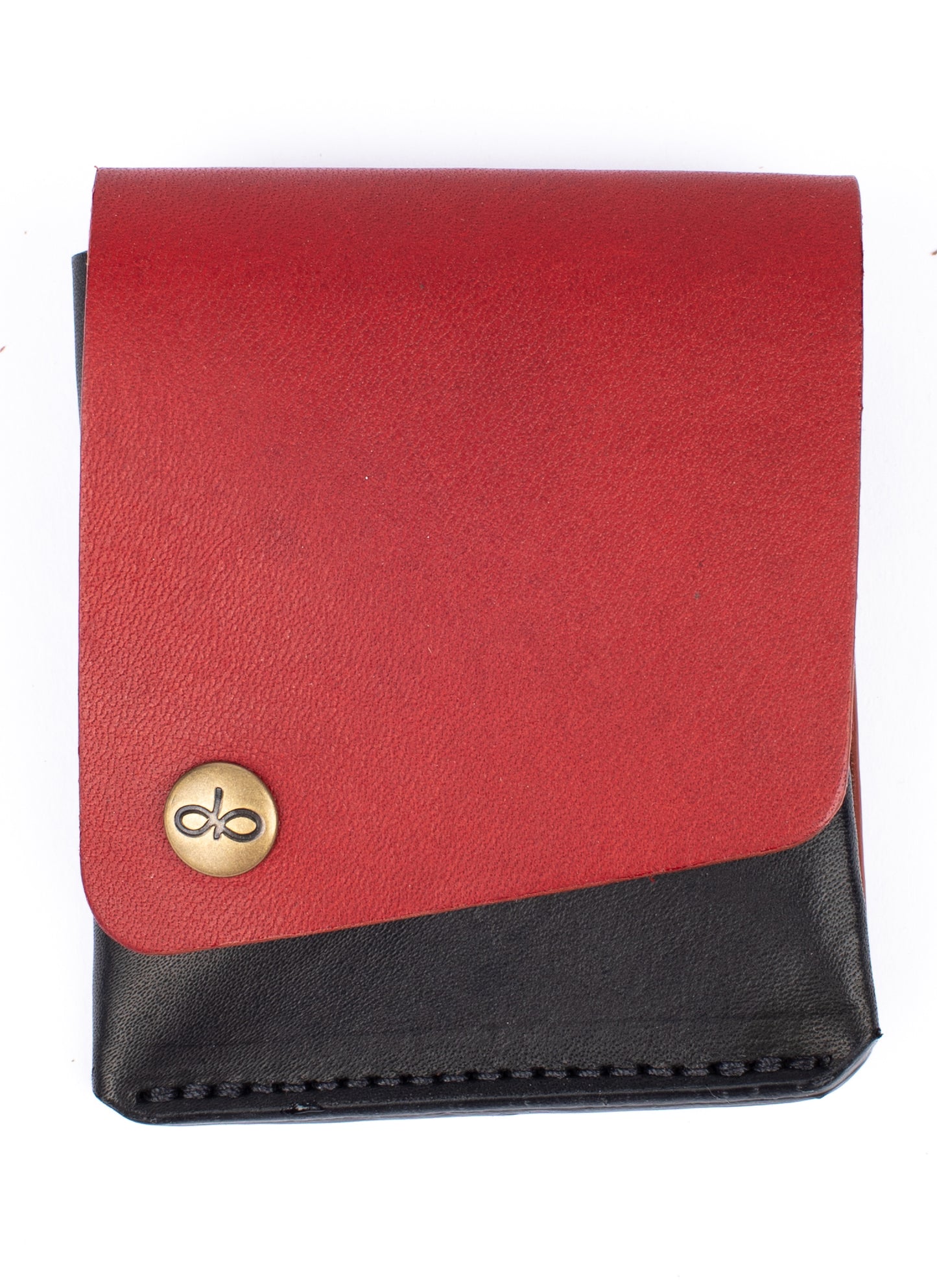 Piegato minimalist wallet tan & navy