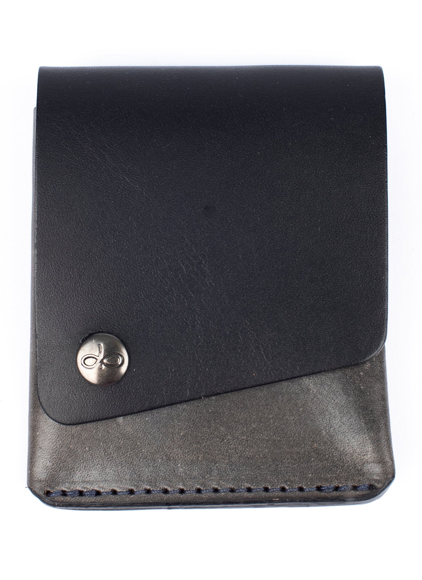 Piegato minimalist wallet tan & navy