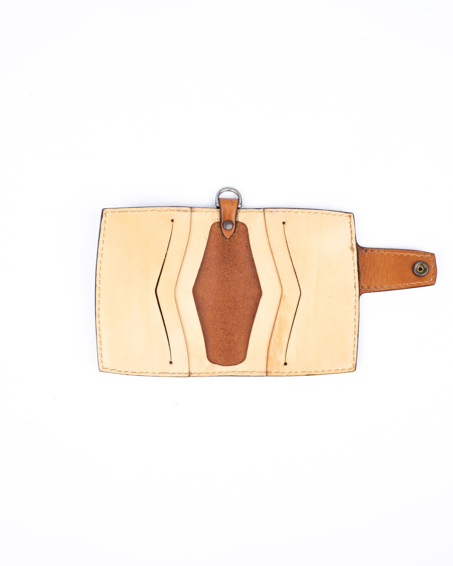 Yanagi snap wallet with lanyard