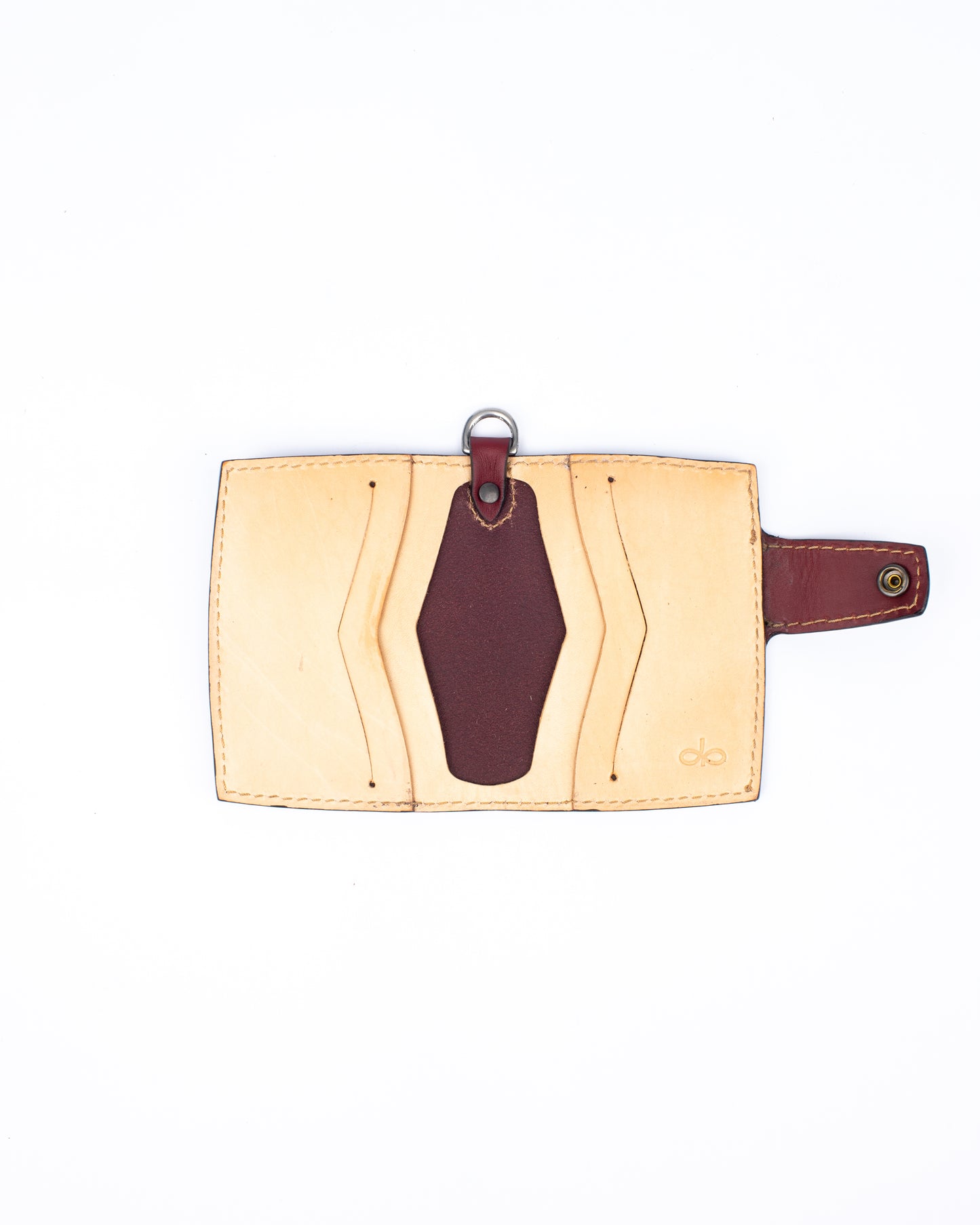 Yanagi snap wallet with lanyard