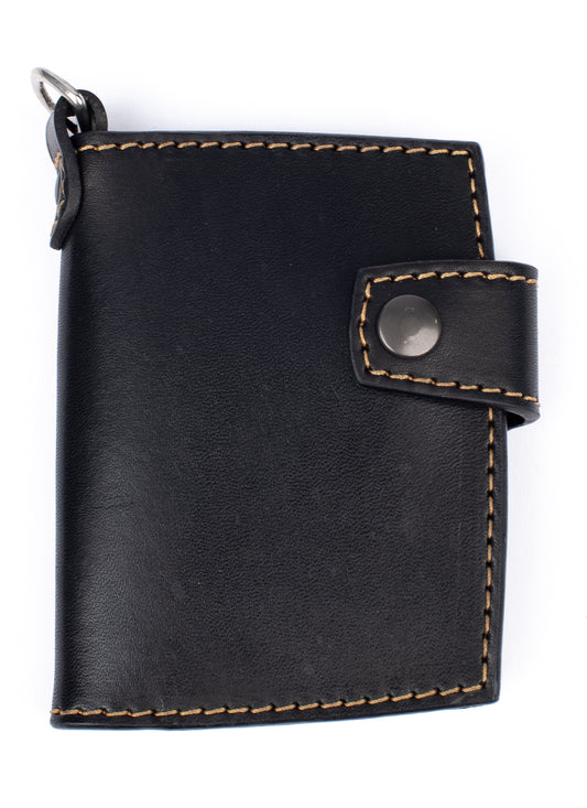 Yanagi snap wallet with lanyard