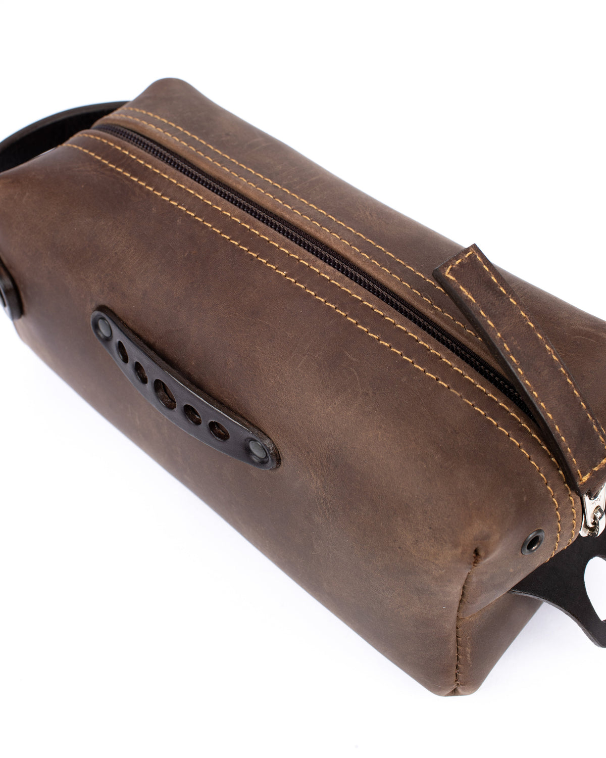 Scout Dopp Kit Brown Crazy Horse & Dark Brown detail 2