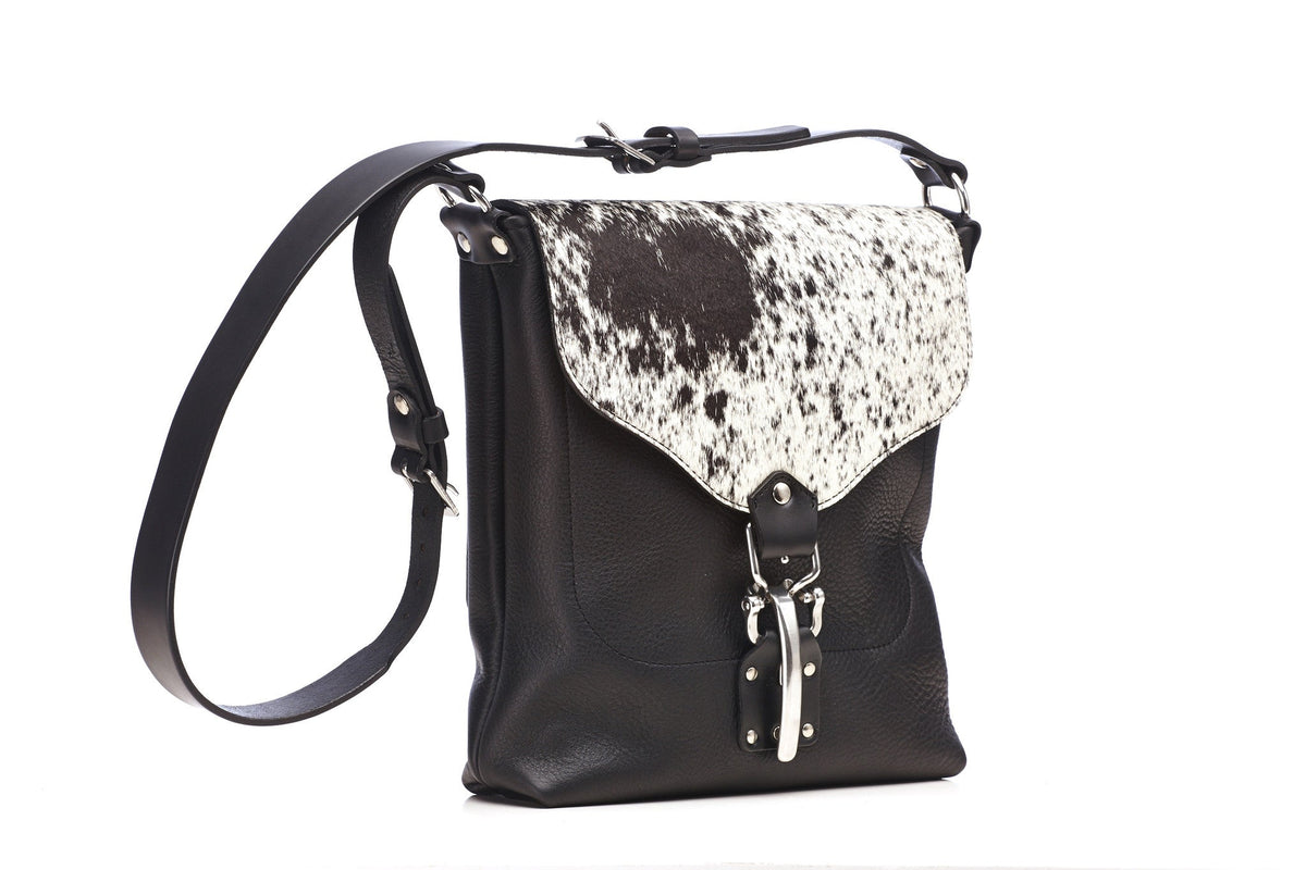 KUURU BAG LG black hair flap - detail