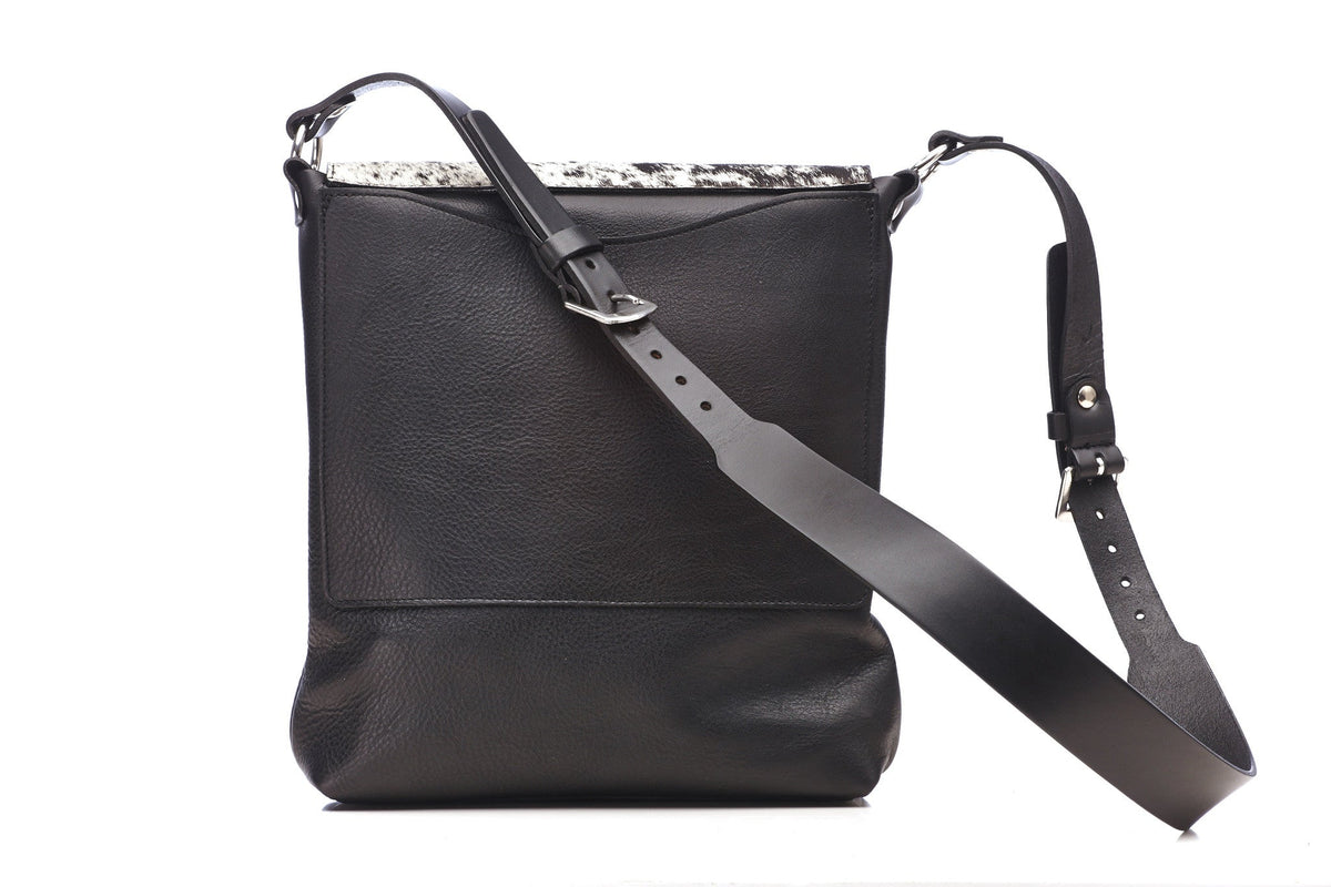 KUURU BAG LG black hair flap - detail