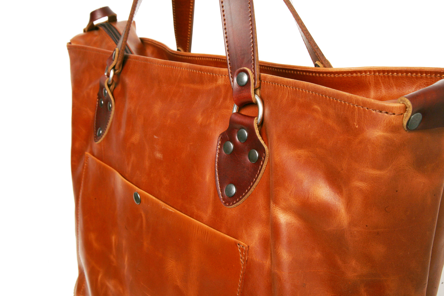 KING TOTE dark brown and black