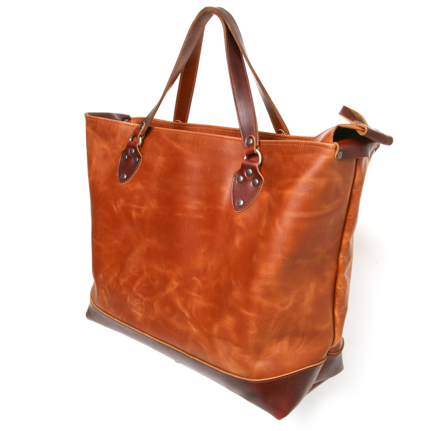 KING TOTE dark brown and black