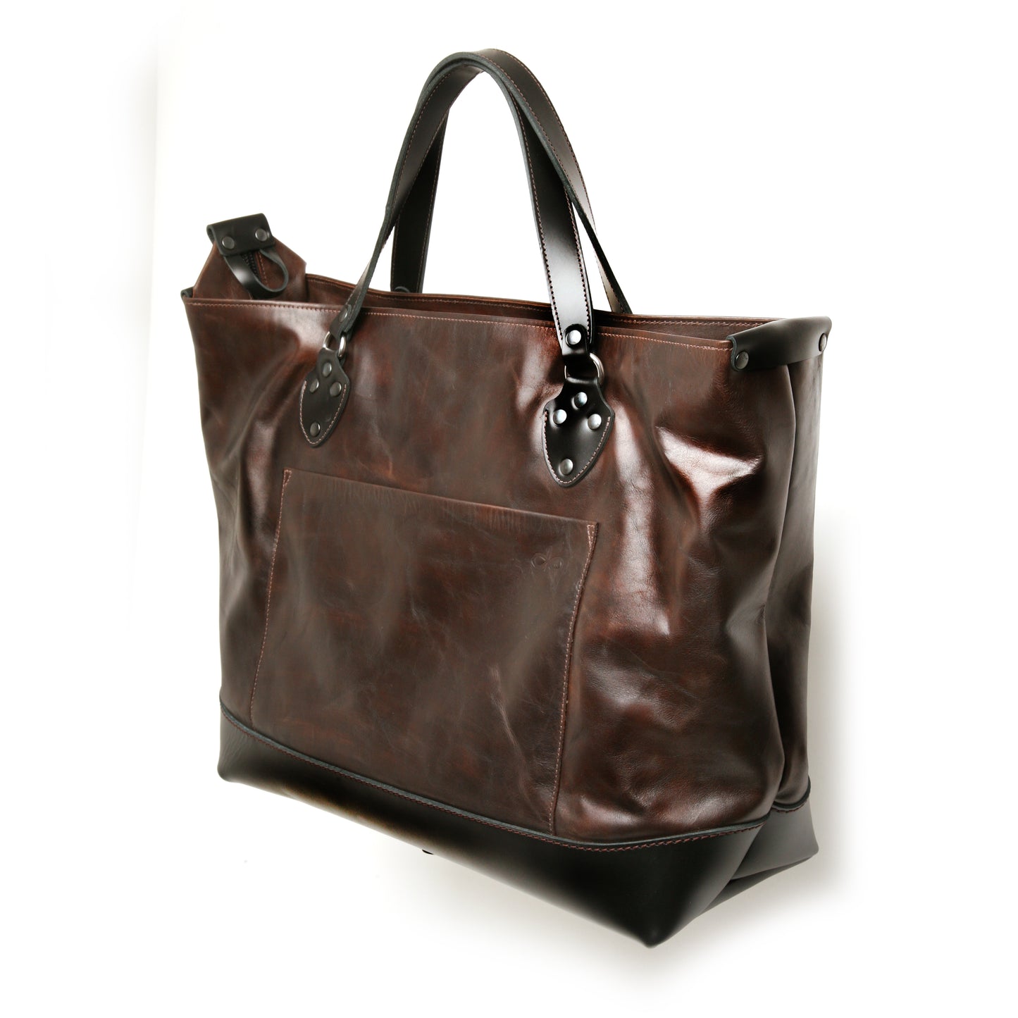 KING TOTE dark brown and black