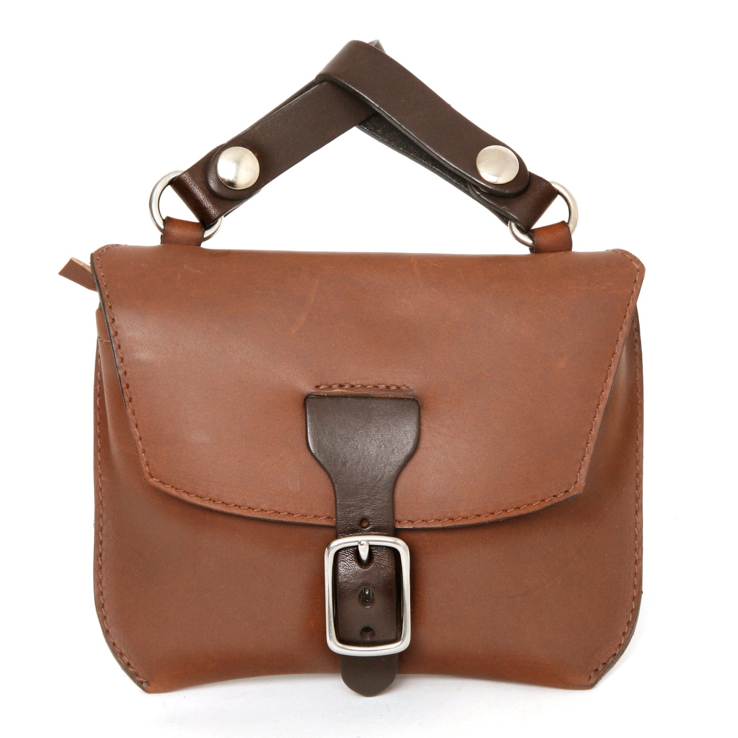 Kuuru Traveler Side Bag oiled brown