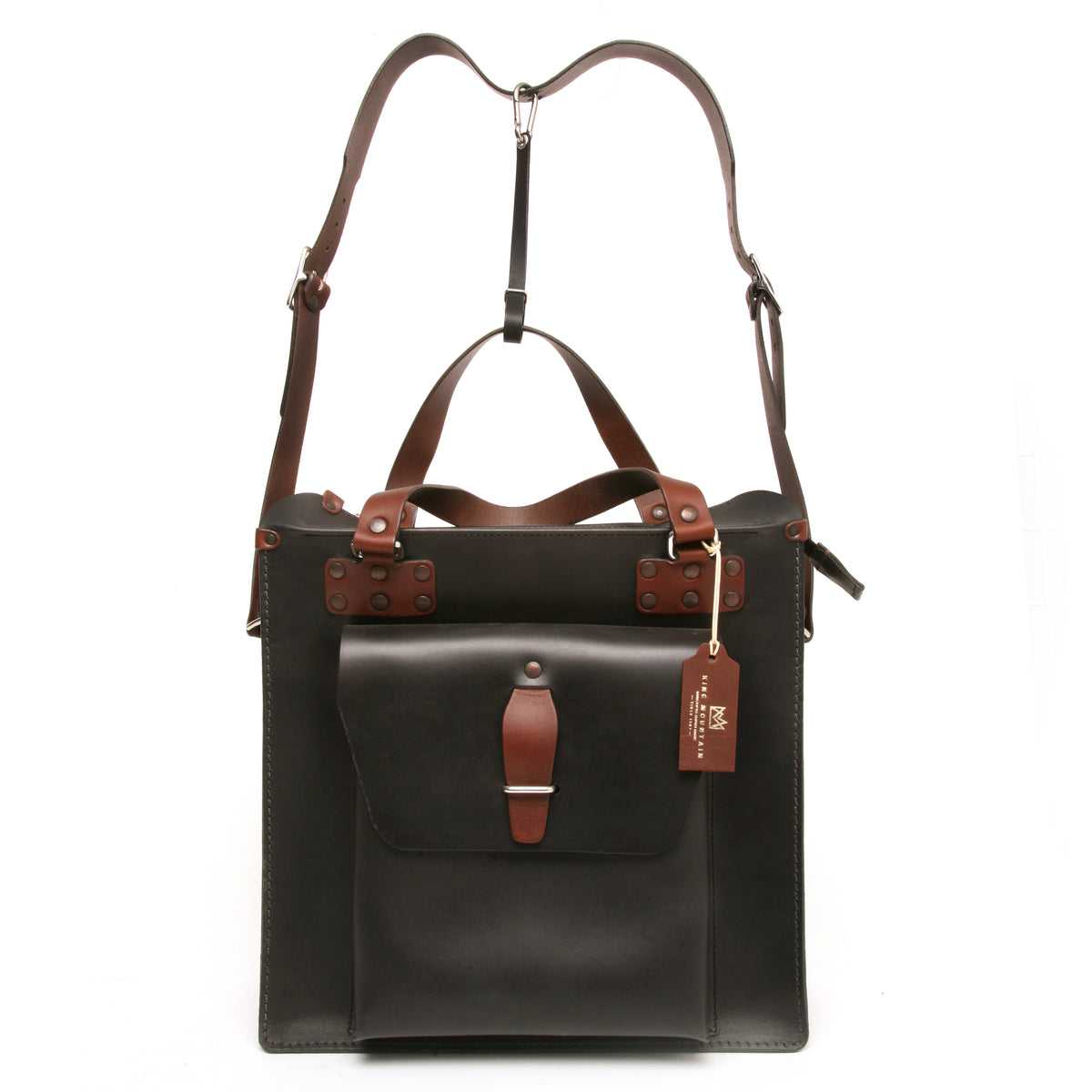 NENJUU plus bag in premium top-quality vegetable-tanned leather, interior compartment